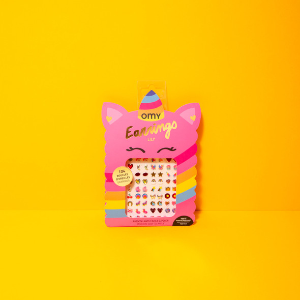 OakridgeStores.com | OMY - Unicorn - Stick-On Earrings - EAR02 3760301403128