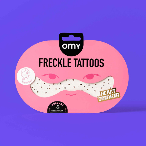 OakridgeStores.com | OMY - Freckles Tattoo - Heartbreak - Face Freckle Tattoos - FRECK02 3760301405948