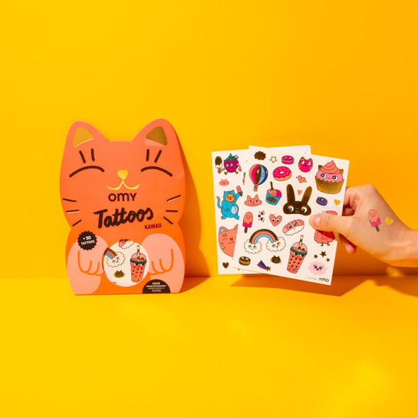 OakridgeStores.com | OMY - Tattoos Kawaii - Temporary Tattoos Set - TAT01 3760301403029