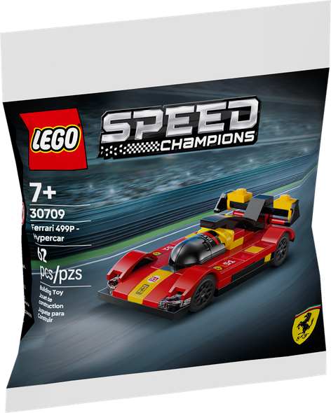 OakridgeStores.com | LEGO - Ferrari 499P Hypercar - Speed Champions Building Set for Ages 7+, 62 pcs - 30709 673419406741