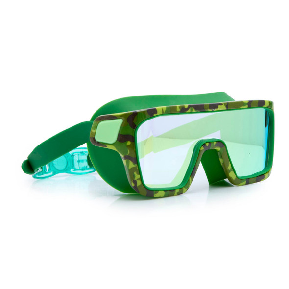 OakridgeStores.com | Bling2O - Special Ops Guerilla Green - Kids' Swim Goggles for Ages 6+ - 001B-OPS8B26-2729 810121612729