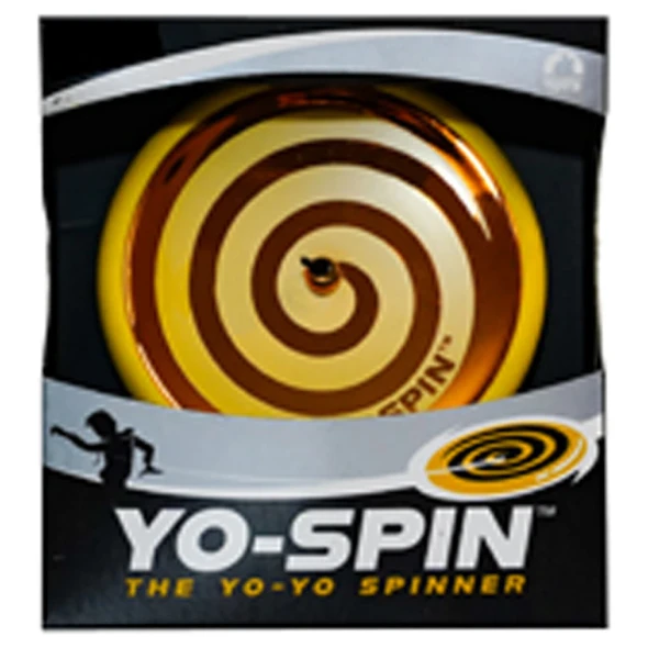 OakridgeStores.com | Blue Orange Games - Yo Spin: Metallic Yellow - Fidget Dexterity Skill Toy - 09348 850076932299