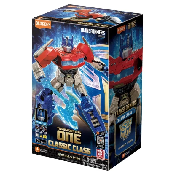 OakridgeStores.com | Blokees - Transformers Classic Class Optimus Prime - LED Light-Up, Articulated Model Kit - 71161 858050008565