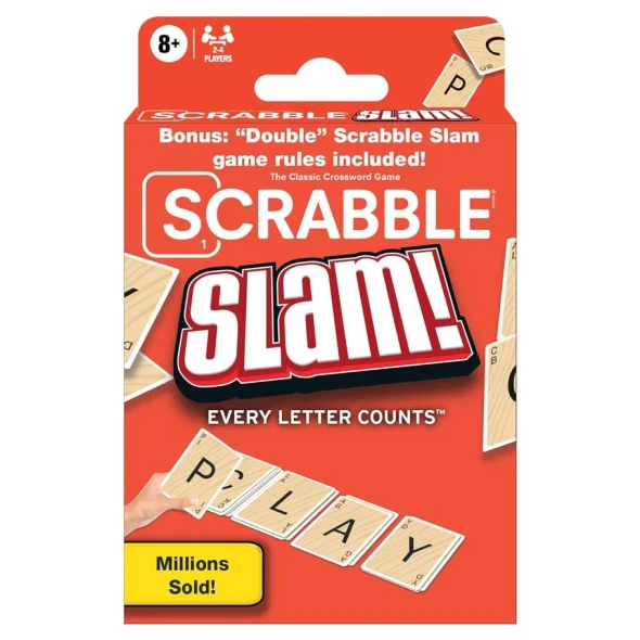 OakridgeStores.com | Winning Moves Games - Scrabble Slam - Fast-Paced Word Card Game for Ages 8+ - 1235 714043012356