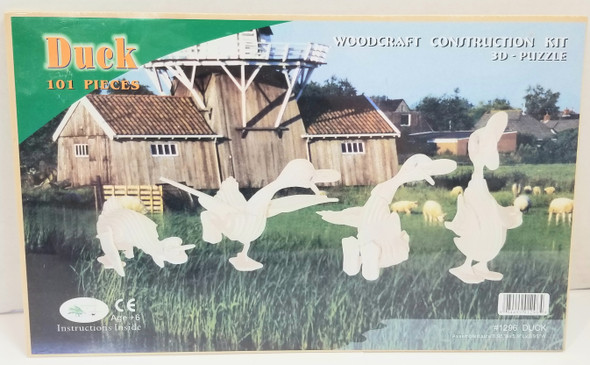 OakridgeStores.com | RESALE SHOP - Animals and Insects Duck 101 Pc Woodcraft Construction Kit #1296 - BREV-1296-NS8622