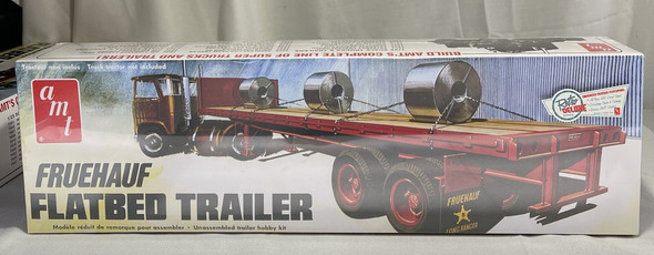 OakridgeStores.com | RESALE SHOP - AMT 1:25 Fruehauf Flatbed Trailer Kit #617 - BREV-617-NS8448 CNSG858388006172