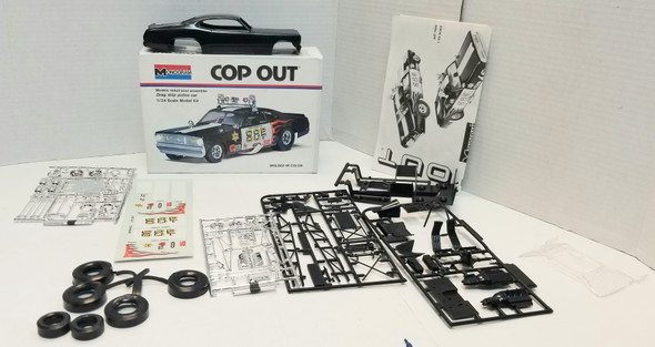 OakridgeStores.com | RESALE SHOP - Monogram Cop Out 1/24 #7504 Drag Strip Police Car - BREV-7504-LN8495