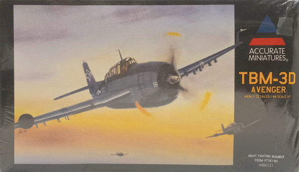 OakridgeStores.com | RESALE SHOP - Accurate Miniatures 1:48 TBM-3D Avenger Plastic Model Kit #480121 - BREV-AM480121-NS8538 CNSG801213034123