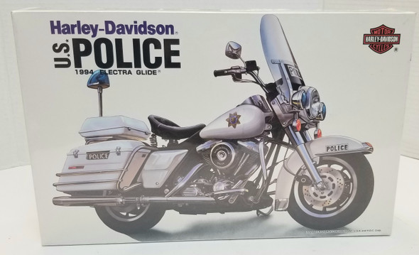 OakridgeStores.com | RESALE SHOP - IMEX Harley Davidson US Police 1994 Electra Glide 1/12 #465 - BREV-IX465-NS8529