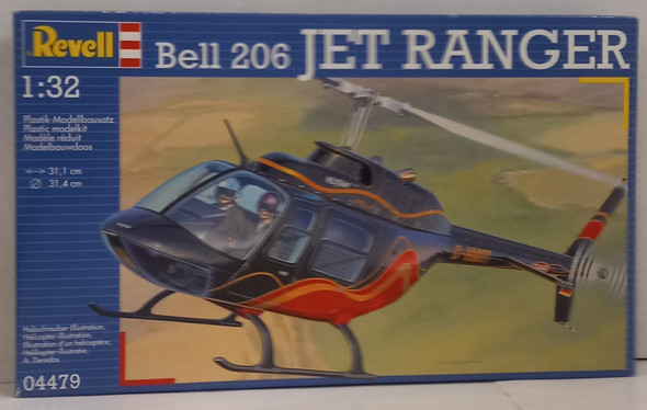 OakridgeStores.com | RESALE SHOP - Revel 1:32 Bell 206 Jet Ranger Model Kit 04479 - BREV-REVE04479-NS8518