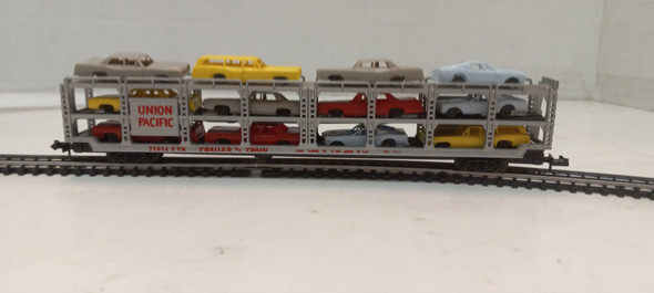 OakridgeStores.com | RESALE SHOP - VTG Atlas/Roco (Austria) N Scale Tri-Level Open Autorack - PAER-AUTORACK-LN8639