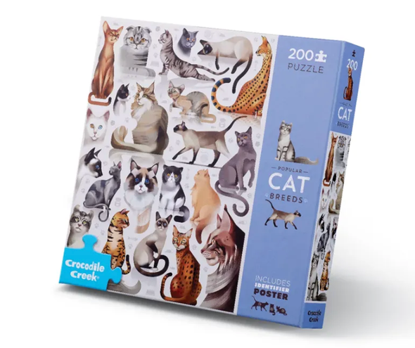 OakridgeStores.com | Crocodile Creek - "Cats" - 200 Piece Puzzle - 27002 732396270025