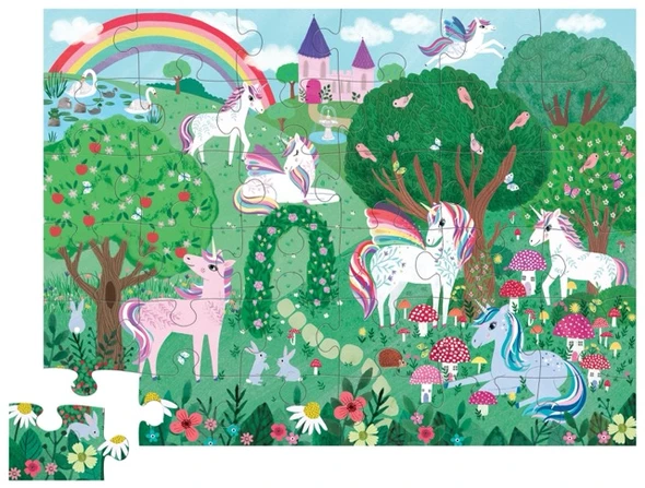 OakridgeStores.com | Crocodile Creek - "Unicorn Dreams" - Floor Puzzle for Kids - 36 Piece Puzzle - 40775S 732396407759
