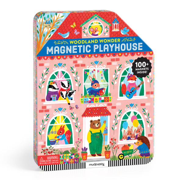 OakridgeStores.com | Chronicle Books - Mudpuppy Woodland Wonder Magnetic Playhouse - Imaginative Magnetic Play Set - 90096 9780735390096