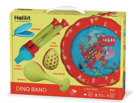 OakridgeStores.com | Halilit - Dino Band - Musical Instrument Toy Set for Kids - DN4003 850055558328