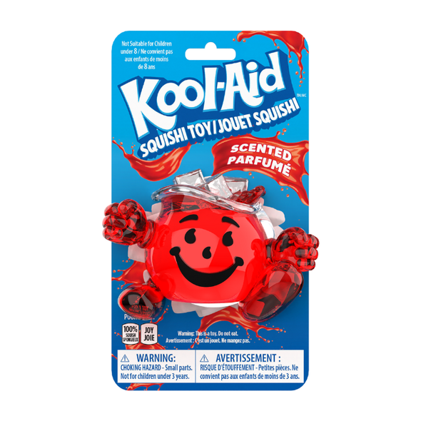 OakridgeStores.com | Incredible USA - Scented Kool-Aid Man Squishi - Slow-Rising Sensory Fidget Toy - TOY33221USA 834249006680
