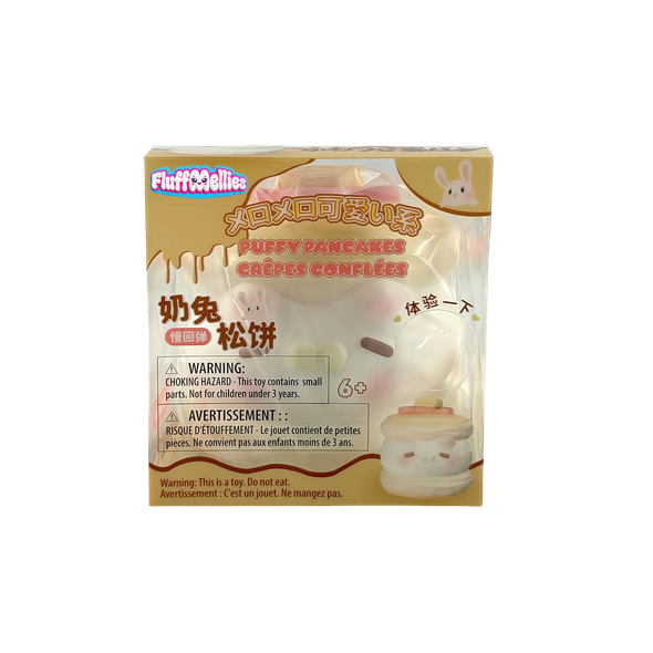 OakridgeStores.com | Incredible USA - FLUFFMELLIES Puffy Pancakes - Slow-Rise Squishy Stress Relief Toy - TOY33386USA 834249010588