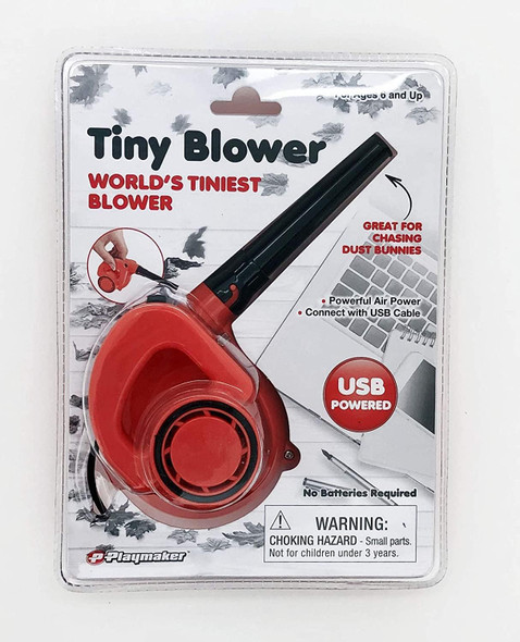 OakridgeStores.com | Master Toys - World's Tiniest Blower - USB-Powered Mini Novelty Fan, 6 inches - 10591 083176105915
