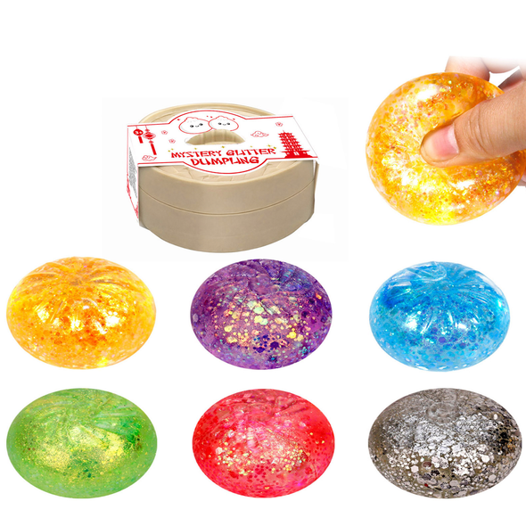 OakridgeStores.com | Master Toys - Glitter Dumpling - Squishy Sensory Fidget Blind Box for Ages 3+ - 120 083176001200