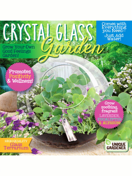 OakridgeStores.com | Toys By Nature - Crystal Glass Garden - Eucalyptus, Lavender & Alyssum Terrarium Kit - OGCG-205 810003402059