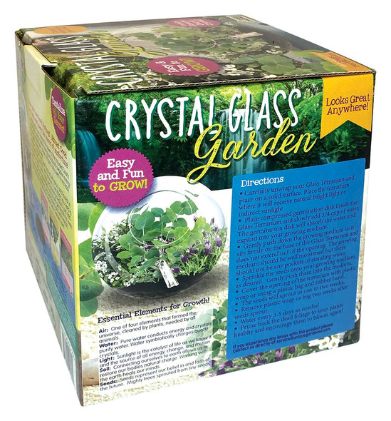 OakridgeStores.com | Toys By Nature - Crystal Glass Garden - Eucalyptus, Lavender & Alyssum Terrarium Kit - OGCG-205 810003402059