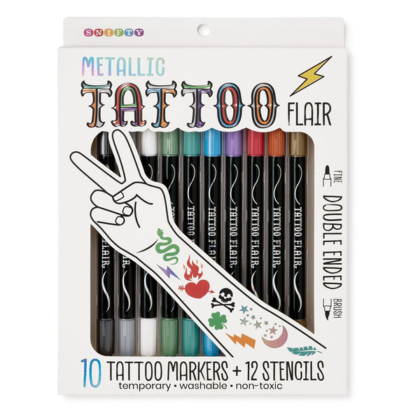 OakridgeStores.com | Snifty - Tattoo Flair Tattoo markers and stencils - Tattoo Markers & Stencils Set - SPBS067 810161861286