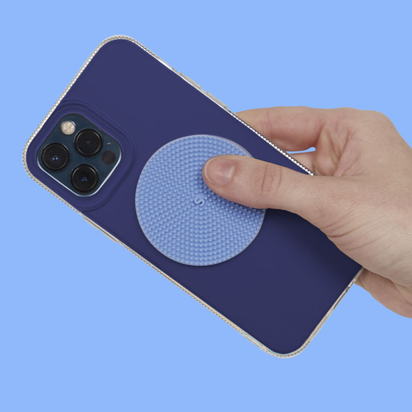 OakridgeStores.com | Speks - Slabs Silicone Sensory Sticker - Static Texture, Adhesive Fidget Patch for Devices - SLABSCIRCLESTATICBLUE 810203790413