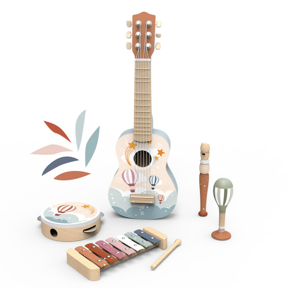 OakridgeStores.com | Speedy Monkey - Sky Melody Set (L) - Wooden Musical Instrument Set for Ages 3+ - SP5016 850074240501