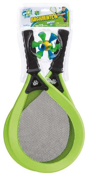 OakridgeStores.com | Toysmith - Get Outside GO! Bashminton - 2-Player Outdoor Racket Game w/ Bouncy Birdie for Ages 5+ - 2027 085761234734