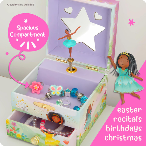 OakridgeStores.com | US Toys - Queen in Training Musical Jewelry Box - Ballerina Music Box for Ages 3+ - GHB1112 5065015790297