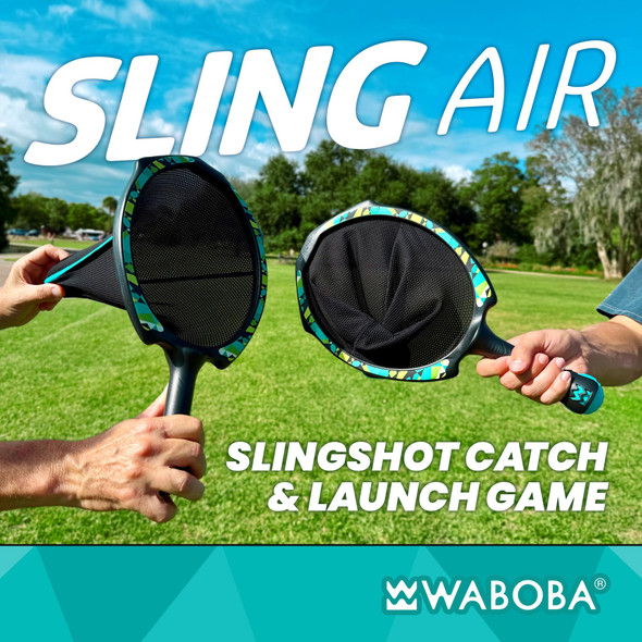 OakridgeStores.com | Waboba - Slingair Slingshot Catch & Launch Game - 2 Rackets & 2 Soft Balls for Ages 8+ - 597C01 840001959705