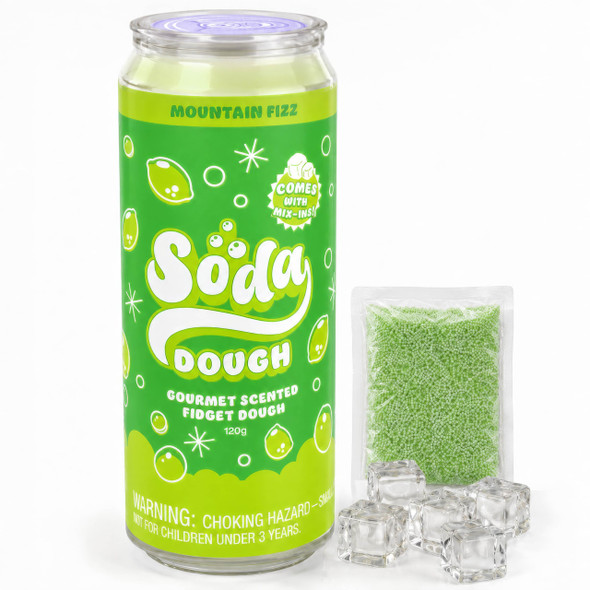 OakridgeStores.com | Scentco - Soda Dough Mountain Fizz - Non-Slime Scented Sensory Fidget Dough for Ages 3+ - SDAD01 692046922622