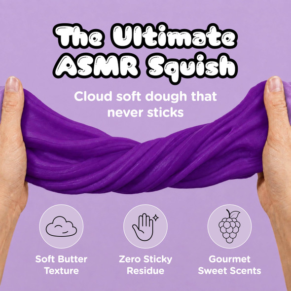 OakridgeStores.com | Scentco - Soda Dough Gushing Grape - Non-Slime Scented Sensory Fidget Dough for Ages 3+ - SDAD04 692046922653