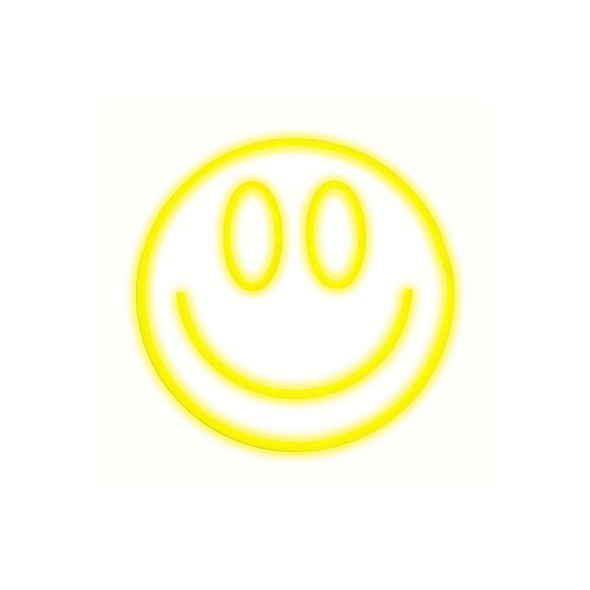 OakridgeStores.com | Incredible USA - Smiley Face - 13 x 13 in Neon LED Sign, USB Powered, Blue Glow - TOY33070USA 834249003702
