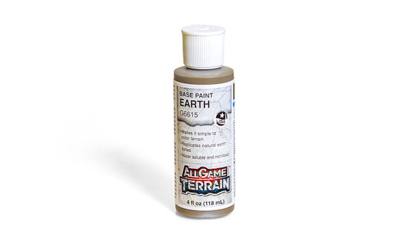 OakridgeStores.com | Woodland Scenics - Earth Base Paint - All Game Terrain, 4 fl oz - G6615 724771066156