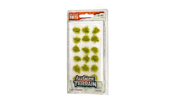 OakridgeStores.com | Woodland Scenics - Light Green Grass Tufts - Peel and Plant - All Game Terrain - G6626 724771066262