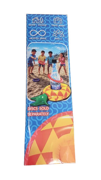 Disc GO! - Pineapple LED Bottle Target Base - Outdoor Toss Game Accessory - BOT-PINE