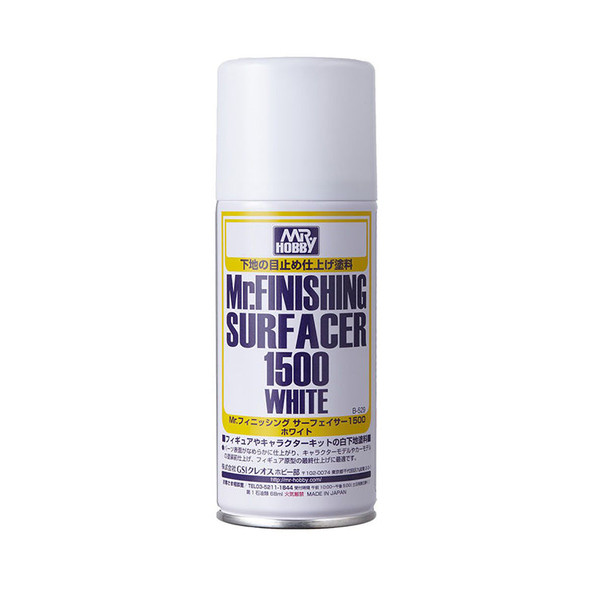 OakridgeStores.com | Mr. Hobby - Mr. Finishing Surfacer 1500 White Spray - B529