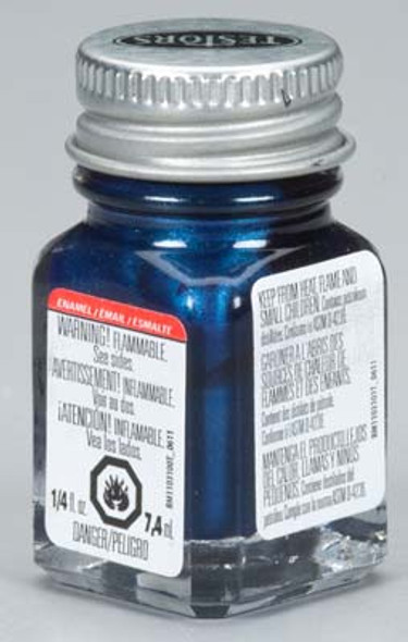 TESTORS - 1109 Artic Blue Metallic 1/4 oz. Enamel Paint 075611110905