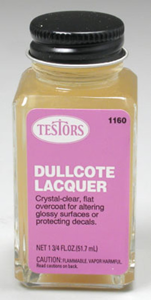 TESTORS - 1160X Dullcote Clear Coat Paint 1-3/4 oz. 075611116006