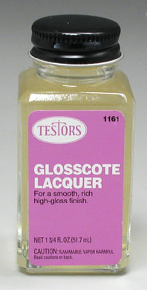 TESTORS - 1161X Glosscote Clear Coat Paint 1-3/4 oz. 075611116105