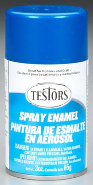 TESTORS - 1209T Spray Artic Blue Metallic Enamel 3 oz. Enamel Paint 0075611120904