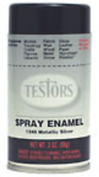 TESTORS - Silver Paint 3 Oz. Spray Can (1246) 075611124605