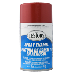 TESTORS - Red Metal Flake Paint 3 Oz. Spray Can (1629) 075611162904