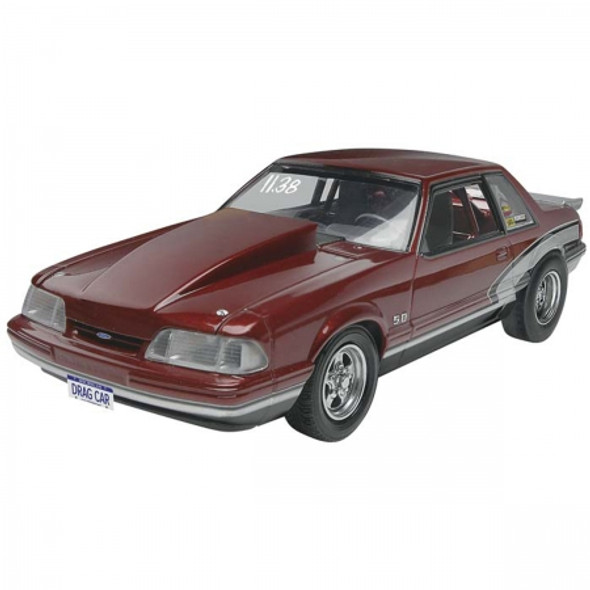 REVELL - 1/25 '90 Mustang LX 5.0 Drag Racer Plastic Model Car Kit - (4195) 031445041952