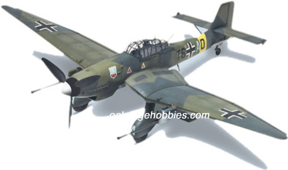 REVELL - 1/48 Scale Stuka Dive Bomber Ju87G-1 Plastic Model Kit 5270 031445052705