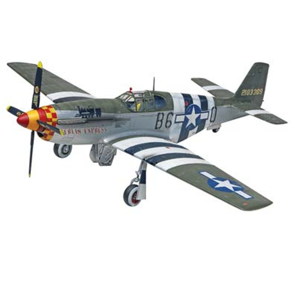 REVELL - 855535 1/32 P-51B Mustang Plastic Model Airplane Kit 031445055355