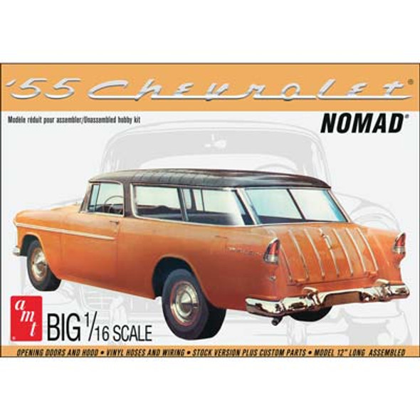 AMT - 1/16 1955 Chevy Nomad Wagon Plastic Model Car Kit (1005) 849398011539