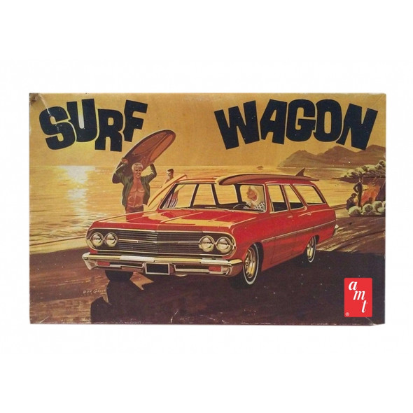 AMT - 1/25 '65 Chevelle Surf Wagon Plastic Model Car Kit - (1131) 849398030370