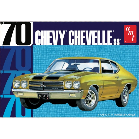 AMT - 1/25 1970 Chevy Chevelle 22 2T Plastic Model Car Kit (1143M) 849398031025